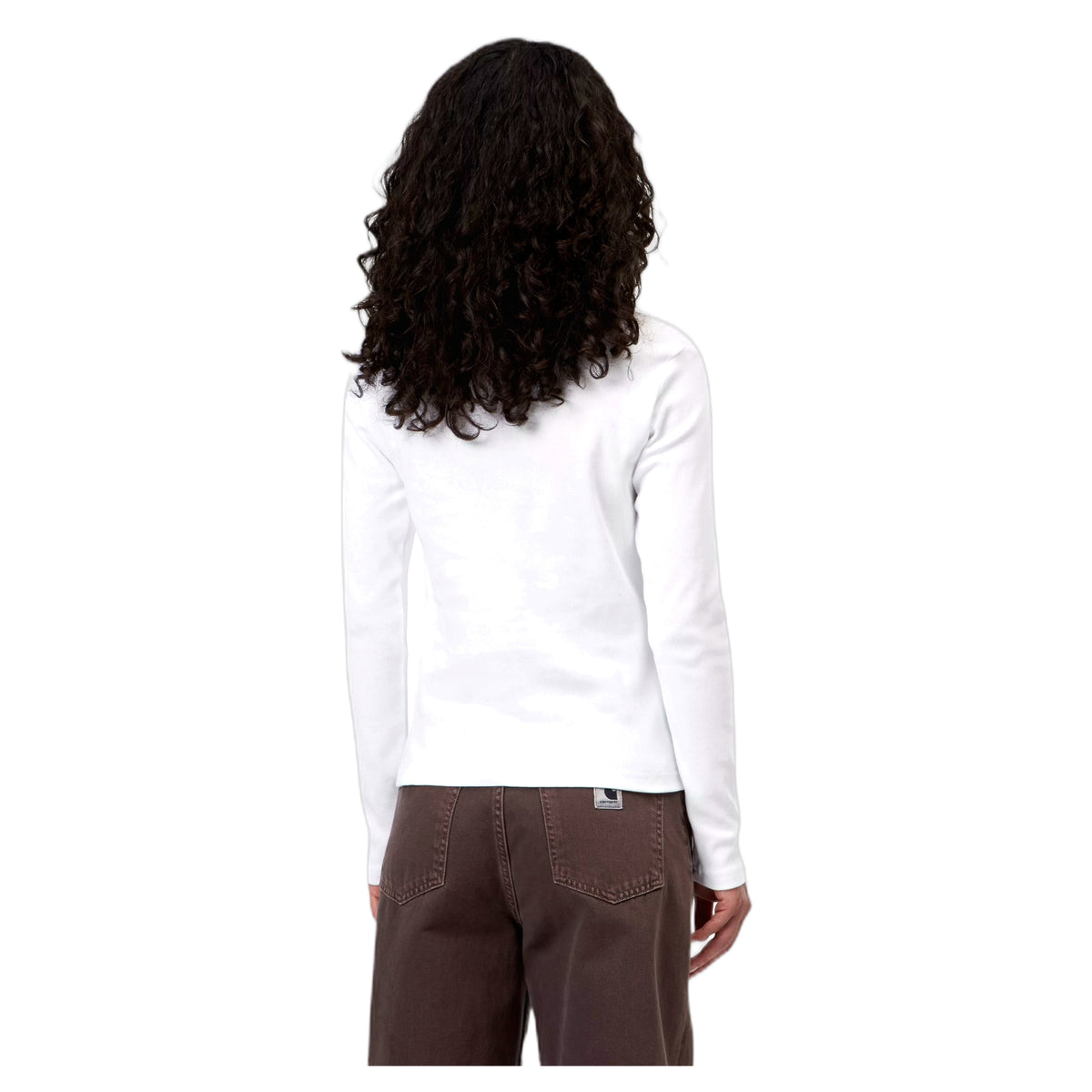 Long Sleeve Carhartt Wip W' L/S Philipa T-Shirt - White