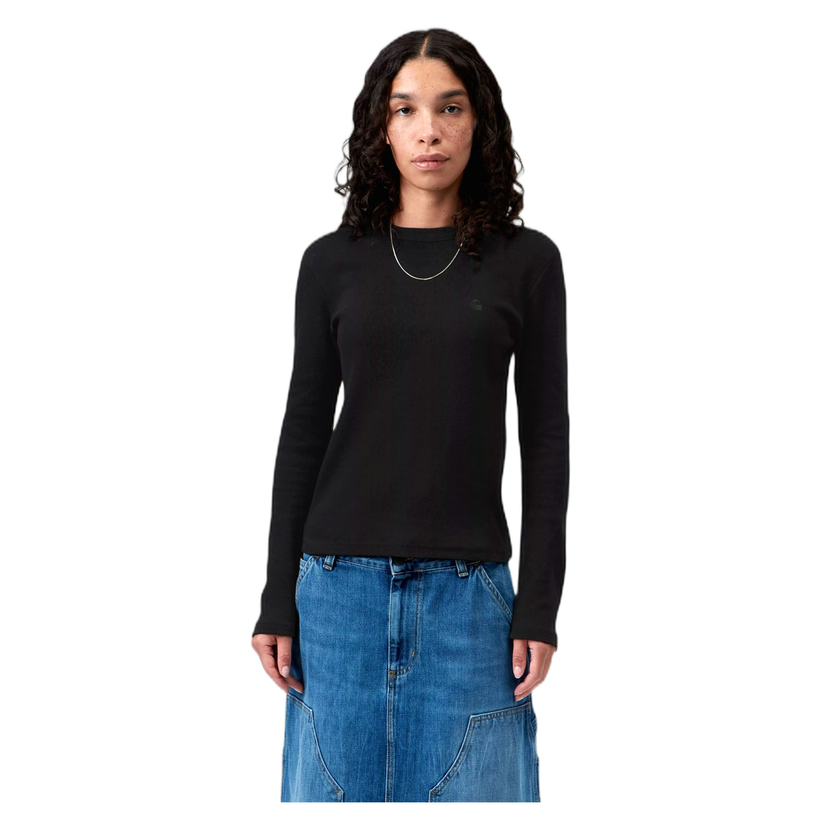 Long Sleeve Carhartt Wip W' Philipa T-Shirt - Black