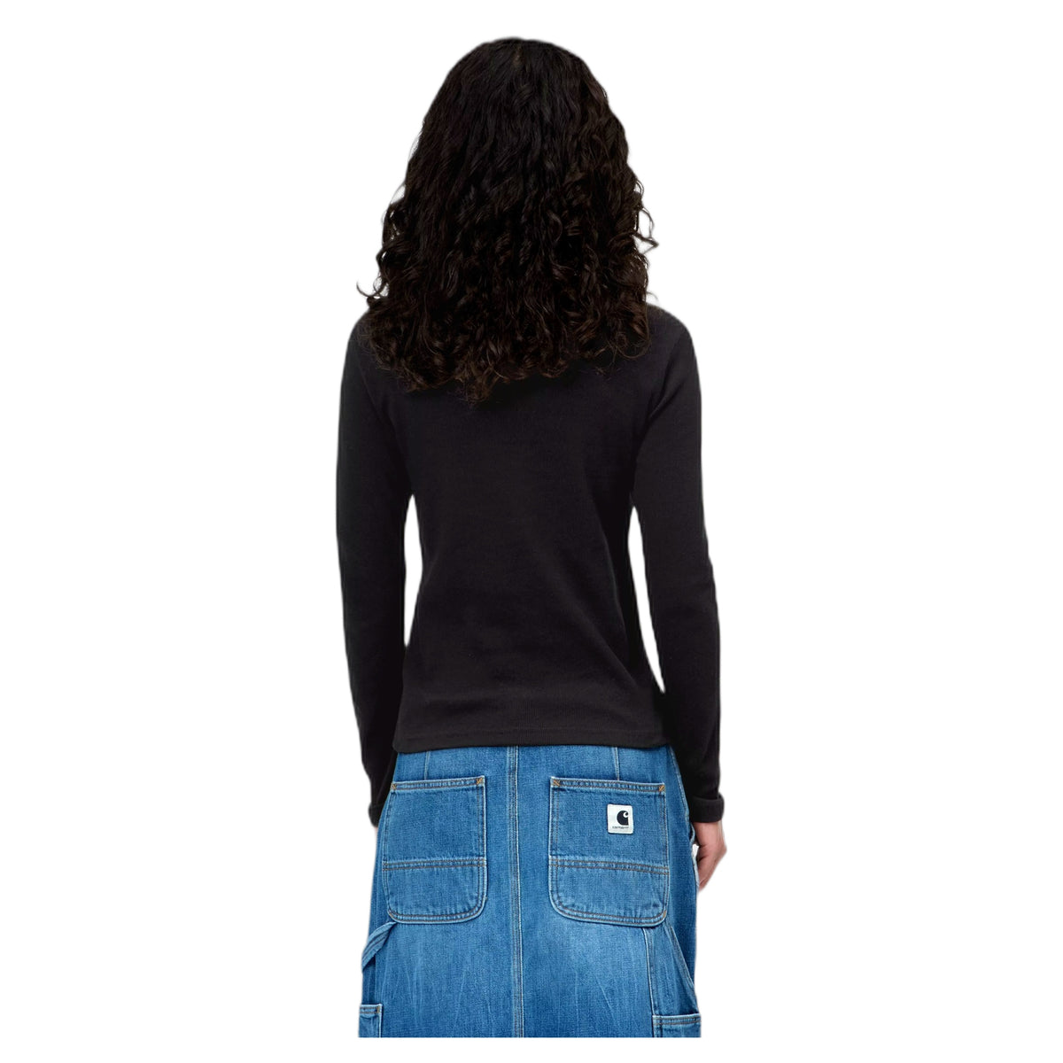 Long Sleeve Carhartt Wip W' Philipa T-Shirt - Black