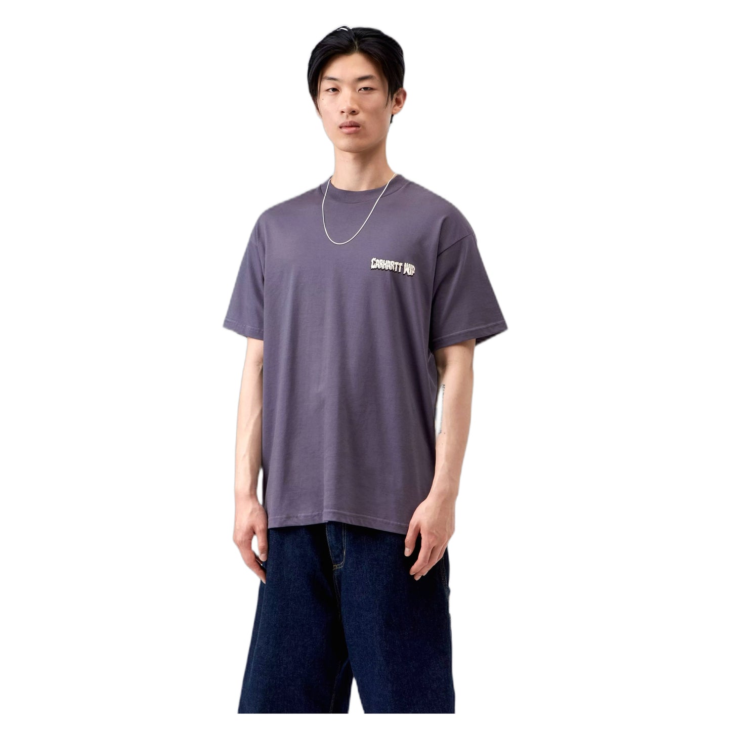 T-Shirt Carhartt Wip S/S Wiptopia II T-Shirt - Shady Purple