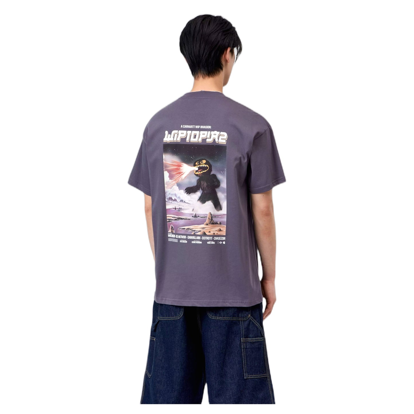 T-Shirt Carhartt Wip S/S Wiptopia II T-Shirt - Shady Purple