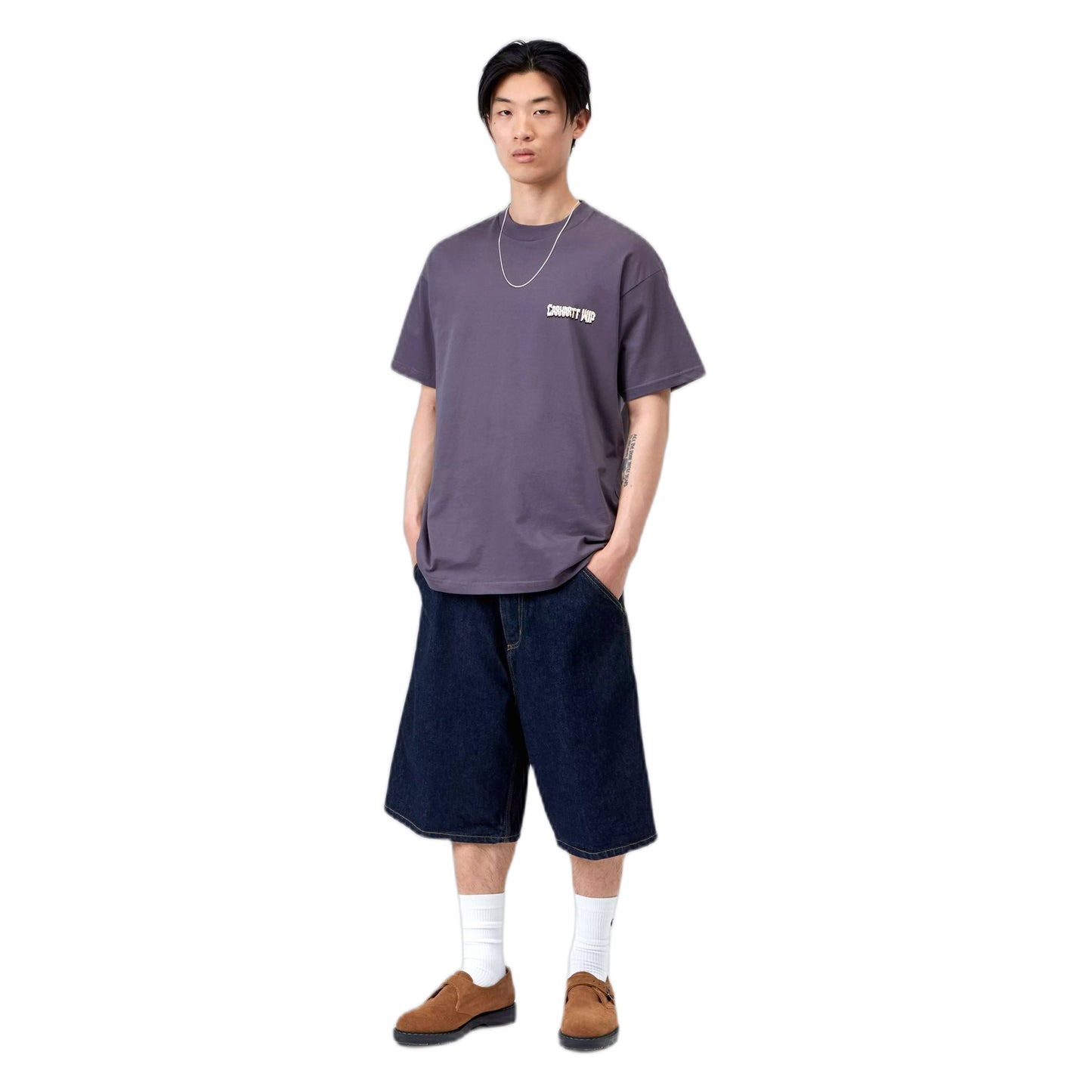 T-Shirt Carhartt Wip S/S Wiptopia II T-Shirt - Shady Purple