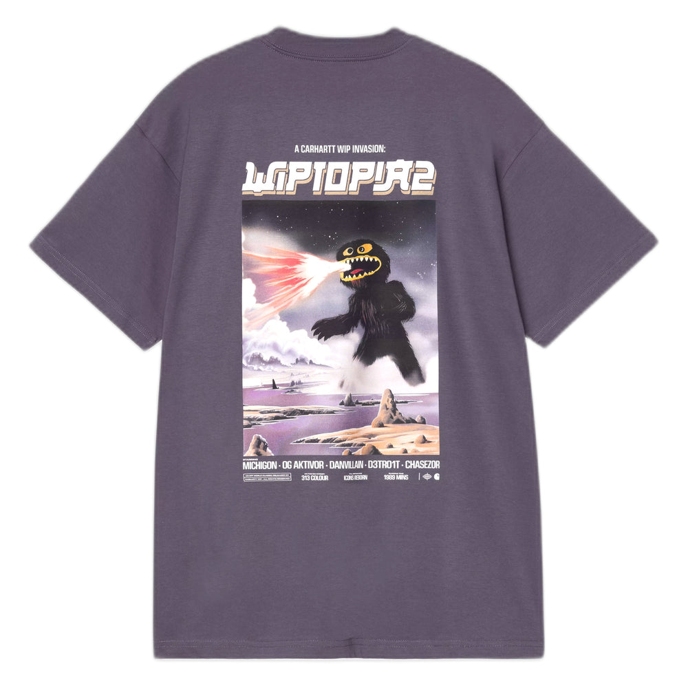T-Shirt Carhartt Wip S/S Wiptopia II T-Shirt - Shady Purple