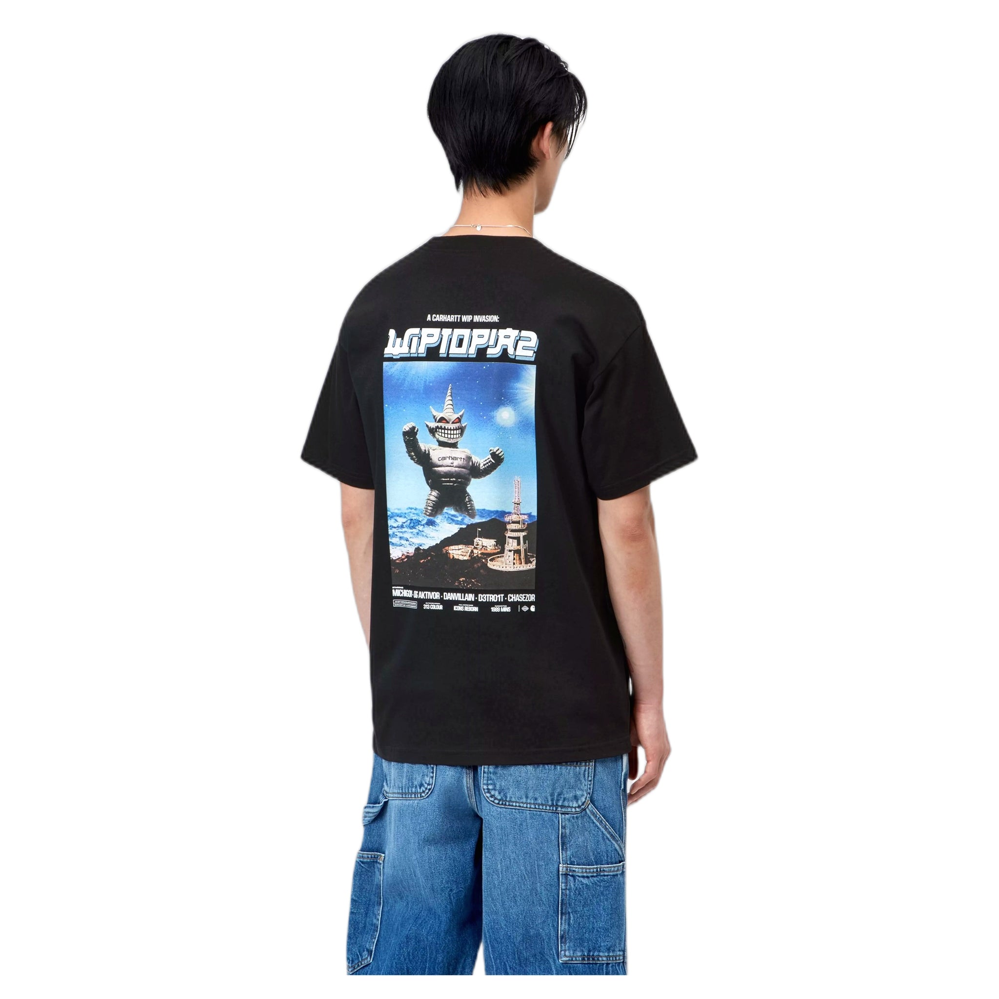 T-Shirt Carhartt Wip S/S Wiptopia II T-Shirt - Black