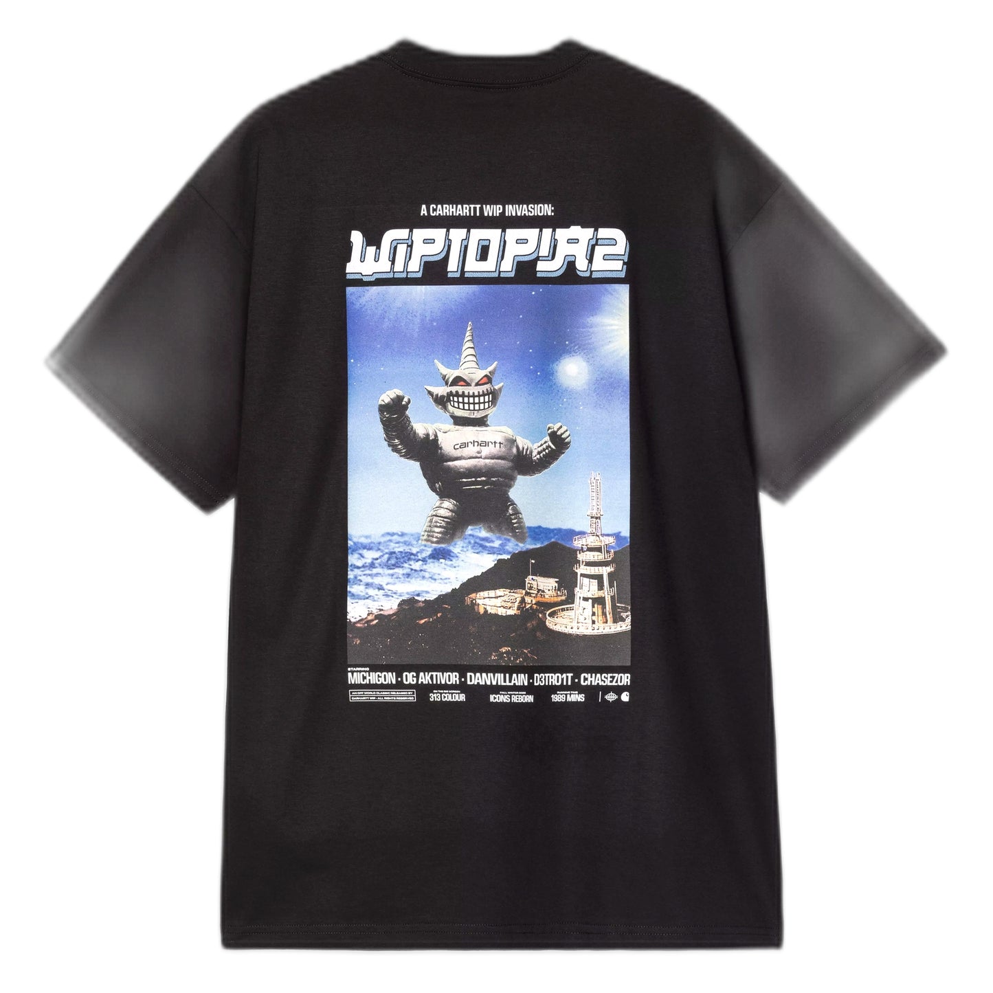 T-Shirt Carhartt Wip S/S Wiptopia II T-Shirt - Black