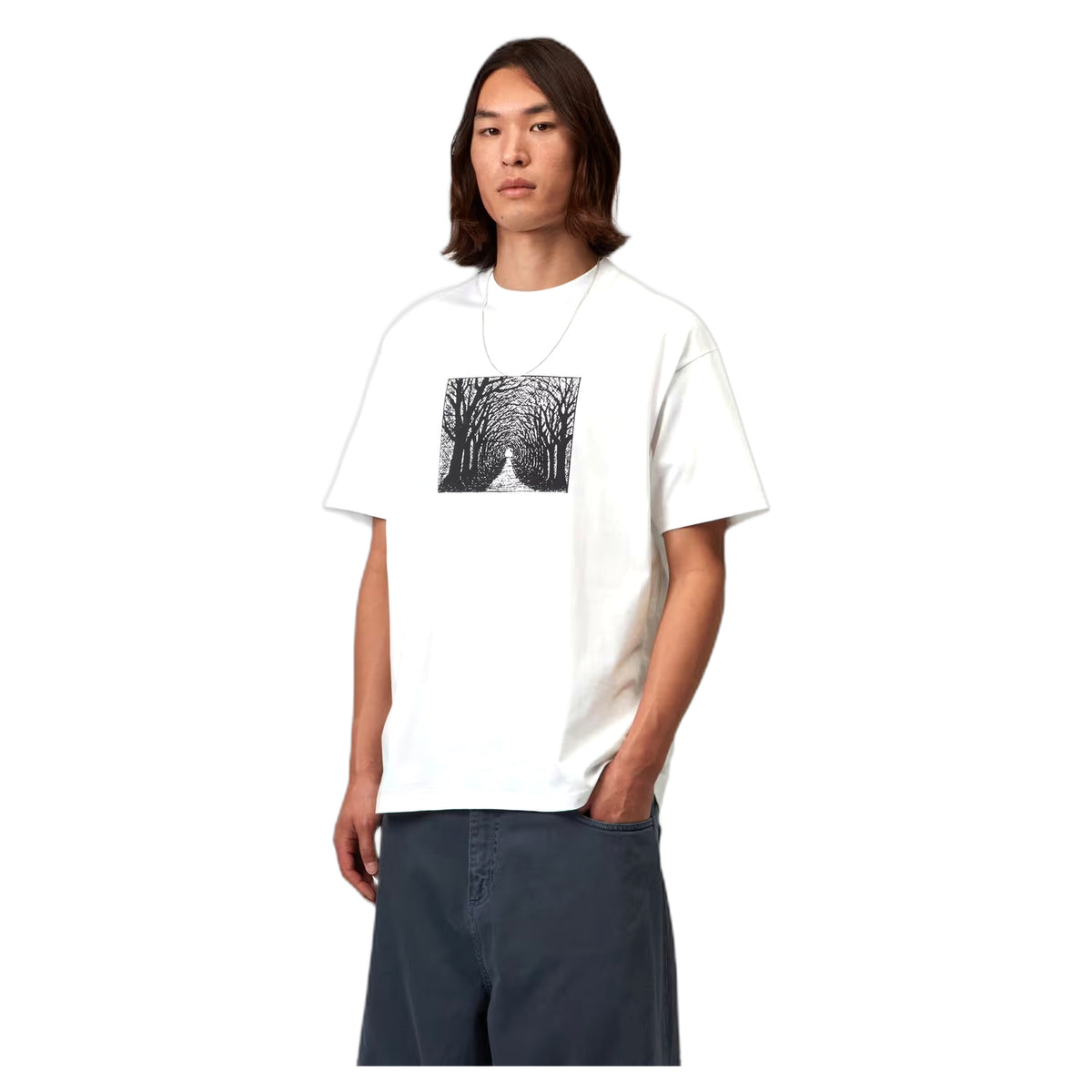 T-Shirt Carhartt Wip S/S Avenue T-Shirt - White