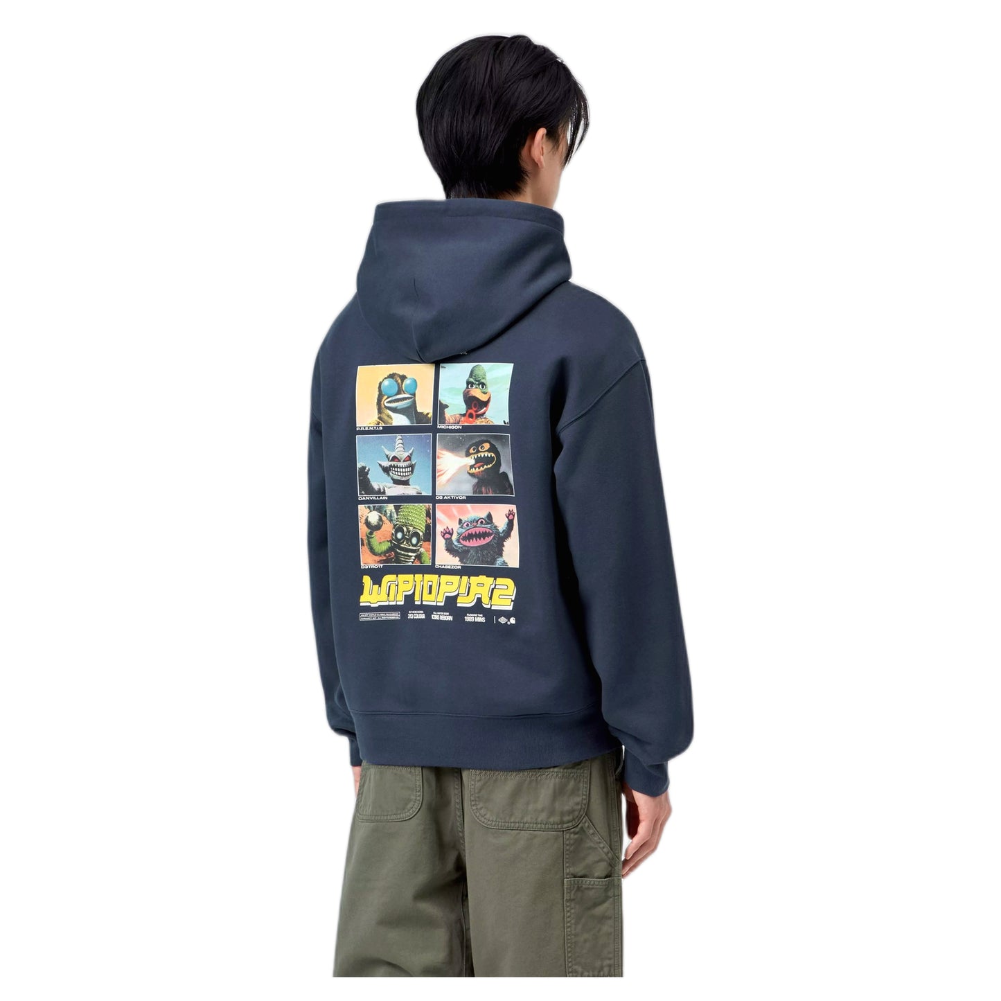 Felpa Carhartt Wip Hooded Wiptopia 2 Sweat - Blue