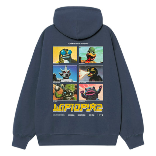 Felpa Carhartt Wip Hooded Wiptopia 2 Sweat - Blue