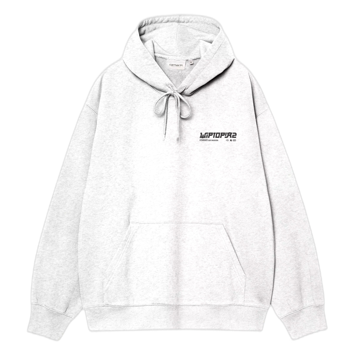 Felpa Carhartt Wip Hooded Wiptopia 2 Sweatshirt - Ash Heather