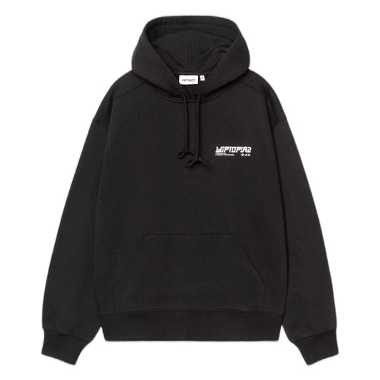 Felpa Carhartt Wip Hooded Wiptopia 2 Sweat - Black