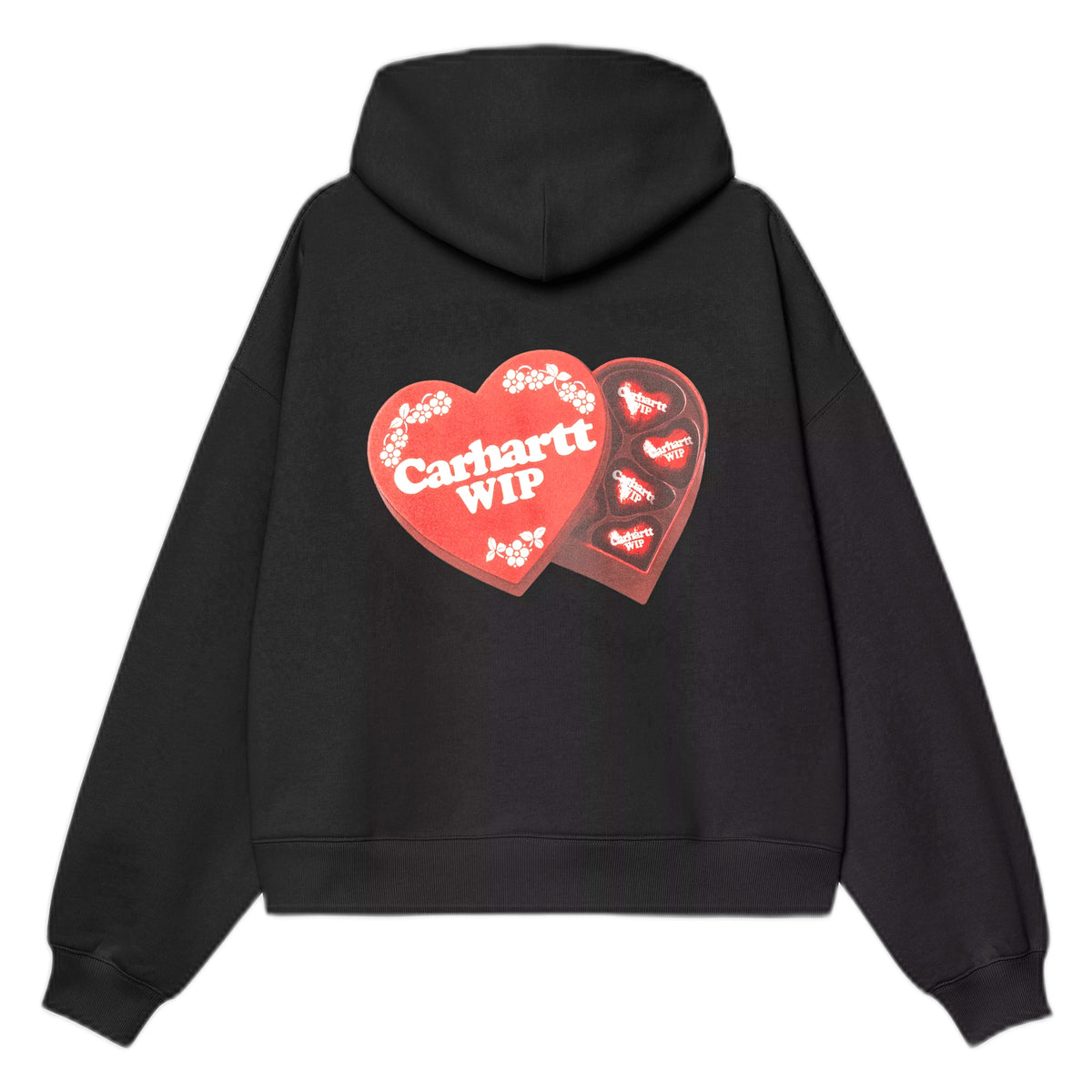 Felpa Carhartt Wip W' Hooded Hartt Case Sweat - Black