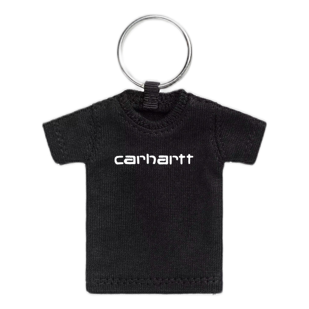 Portachiavi Carhartt Wip Mini Script T-Shirt Kaychain - Black