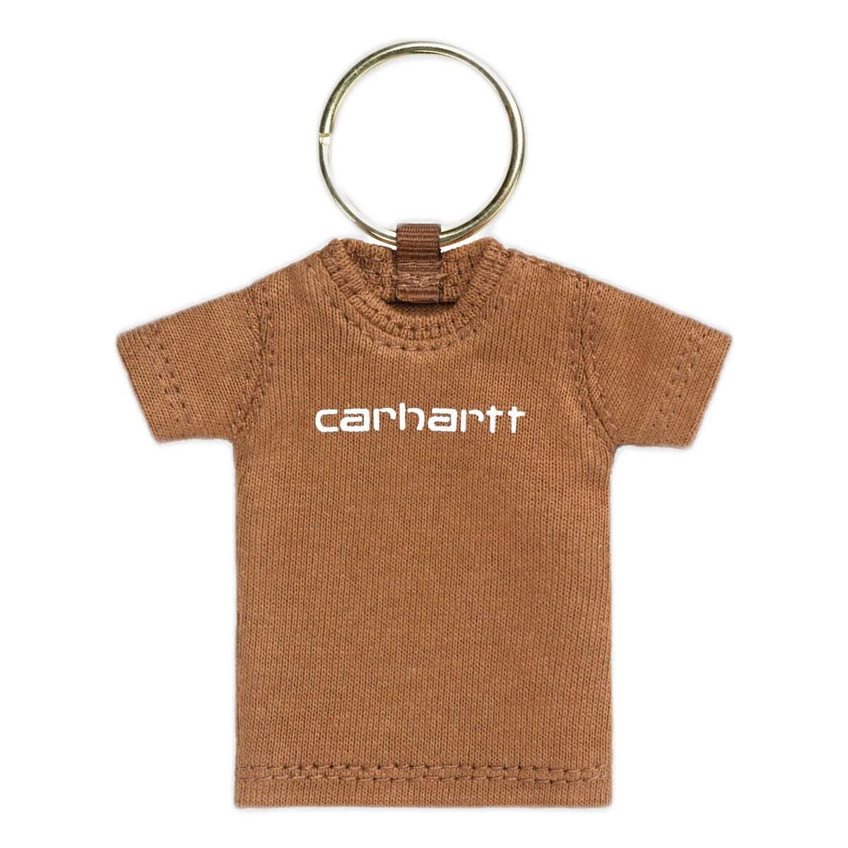 Portachiavi Carhartt Wip Mini Script T-Shirt Keychain - Hamilton Brown