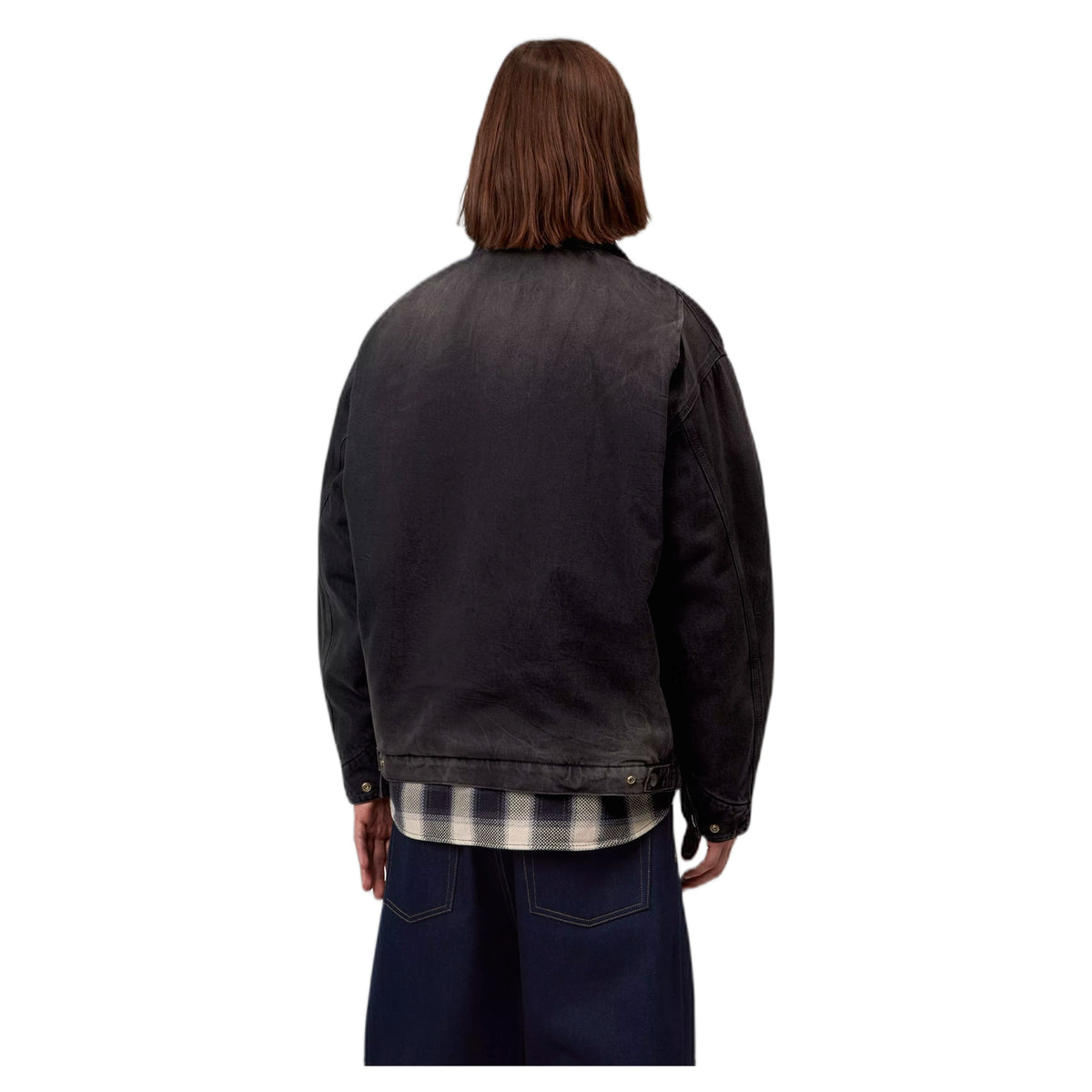 Giacca Carhartt Wip OG Detroit Jacket - Black / Black Tobacco Used Wash