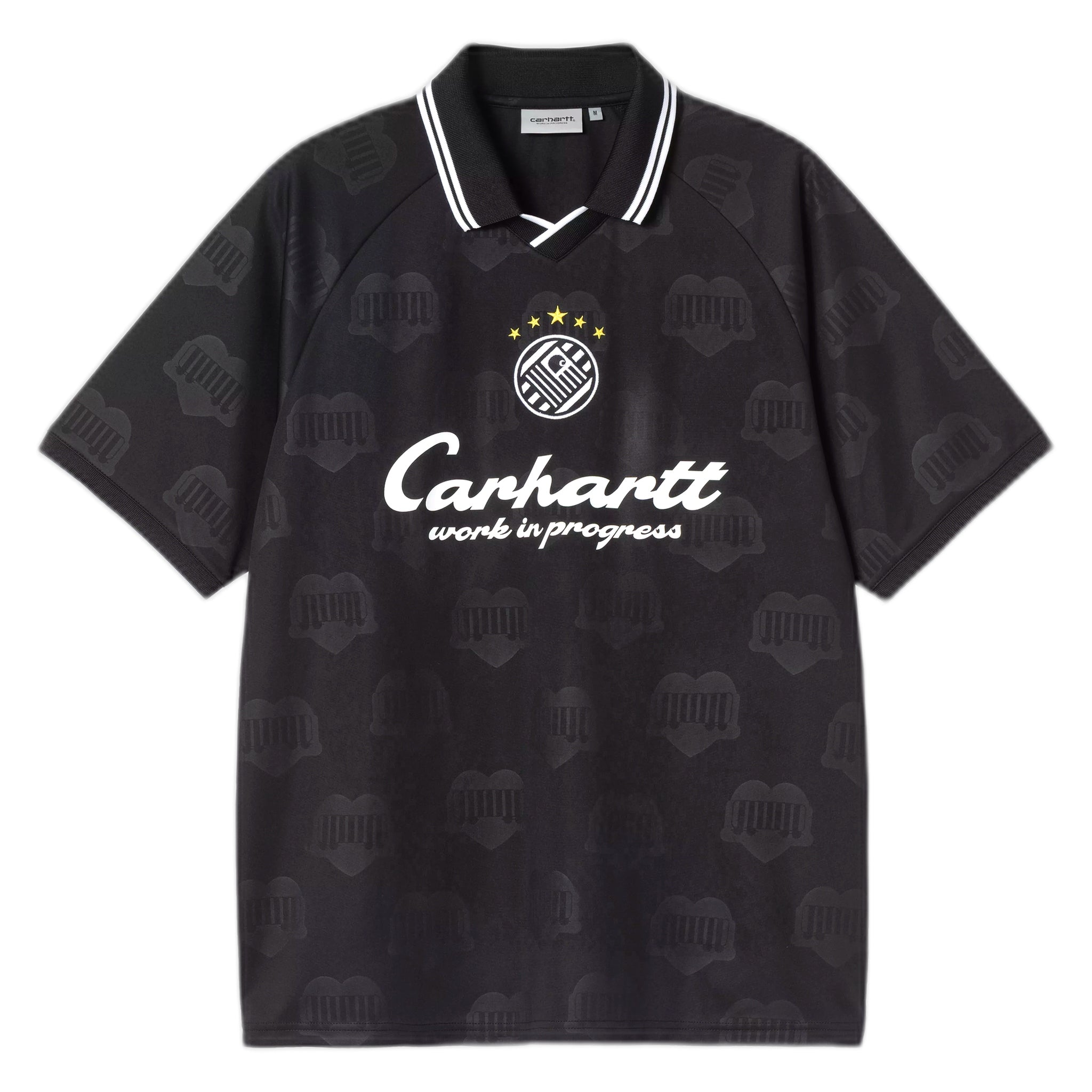 T-Shirt Carhartt Wip S/S Terrace Football T-Shirt Heart Train Jacquard - Black