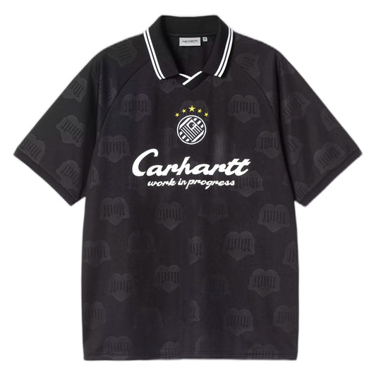 T-Shirt Carhartt Wip S/S Terrace Football T-Shirt Heart Train Jacquard - Black