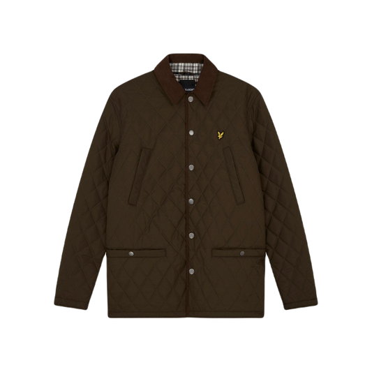 Lyle and Scott Giacca Trapuntata - Olive