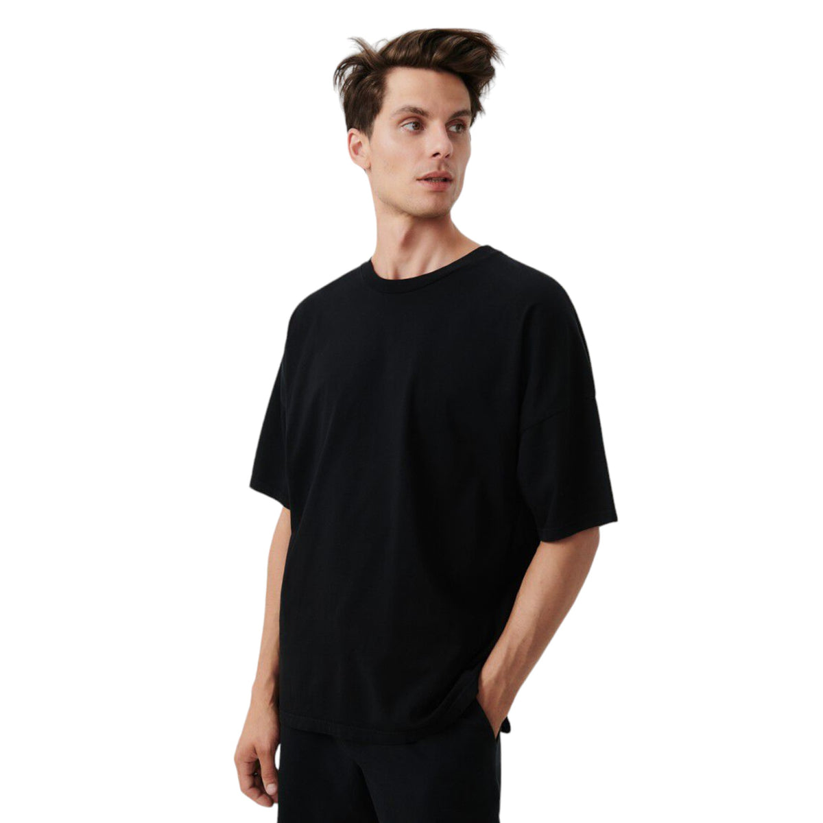 T-Shirt Uomo American Vintage Man Tee Shirt Fizavalley - Nero