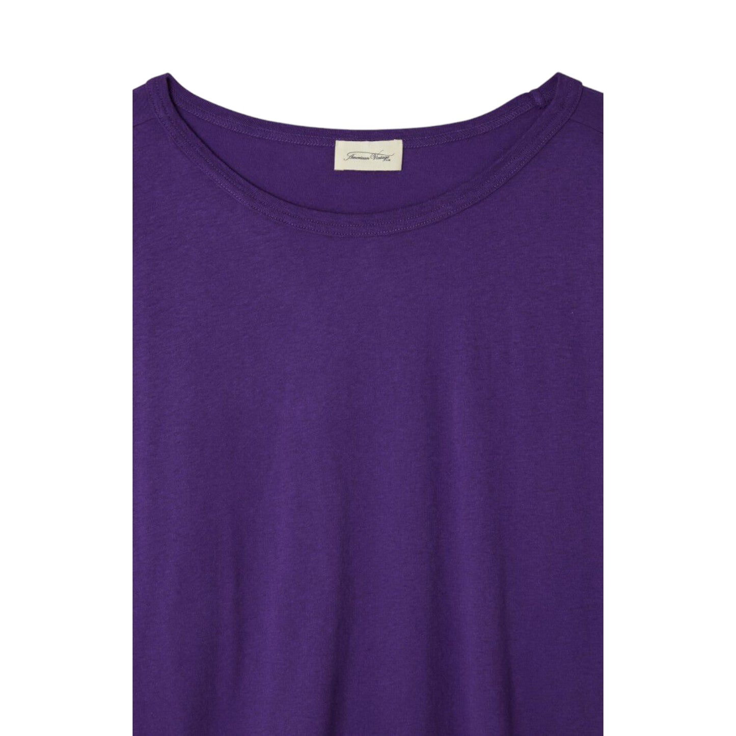 T-Shirt Uomo a manica lunga American Vintage Man Longsleeve Shirt Gamipy - Viola - Francis Concept