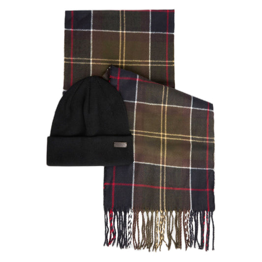 Set Barbour Swinton E Galingale Gift - Classic Tartan