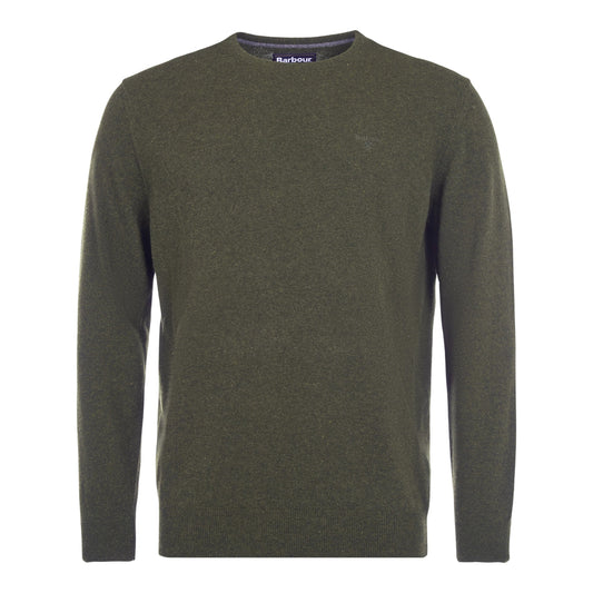 Maglione Barbour Essential L/Wood Crew Neck - Seaaweed