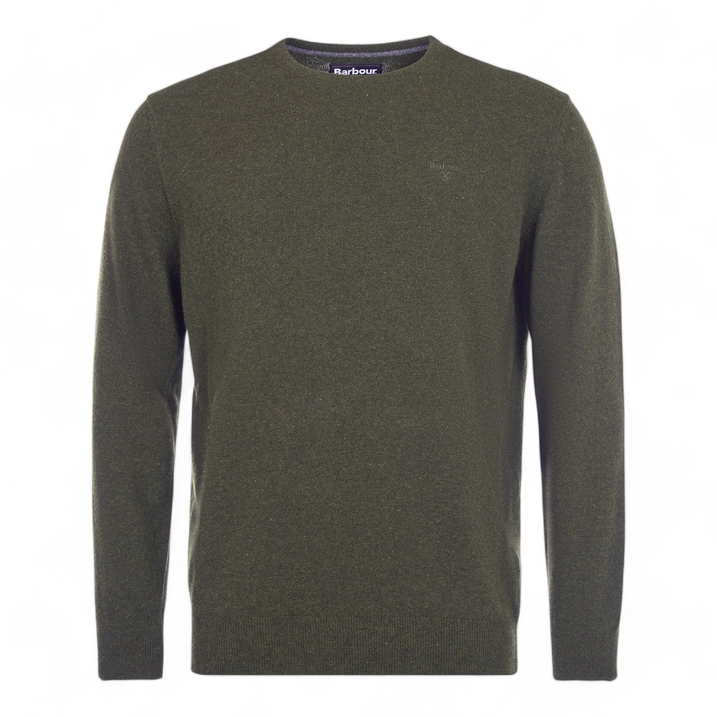 Maglione Barbour Essential Lambswool Crewneck - Seaweed Francis Concept