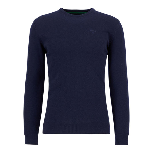 Maglione Barbour Essential L/Wool Crewneck - Navy