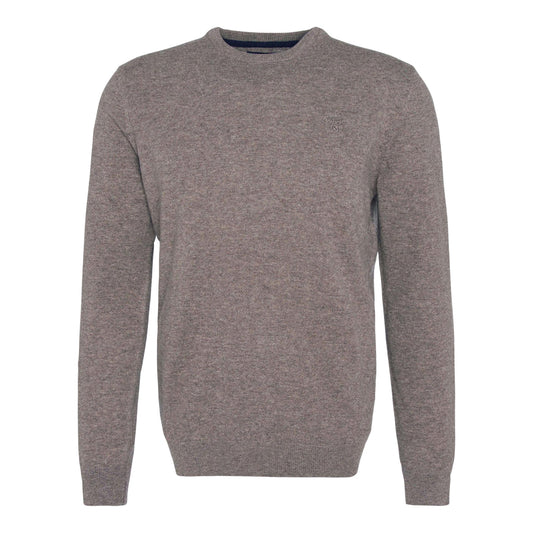 Maglione Barbour Essential L/Wool Crewneck - Dark Stone