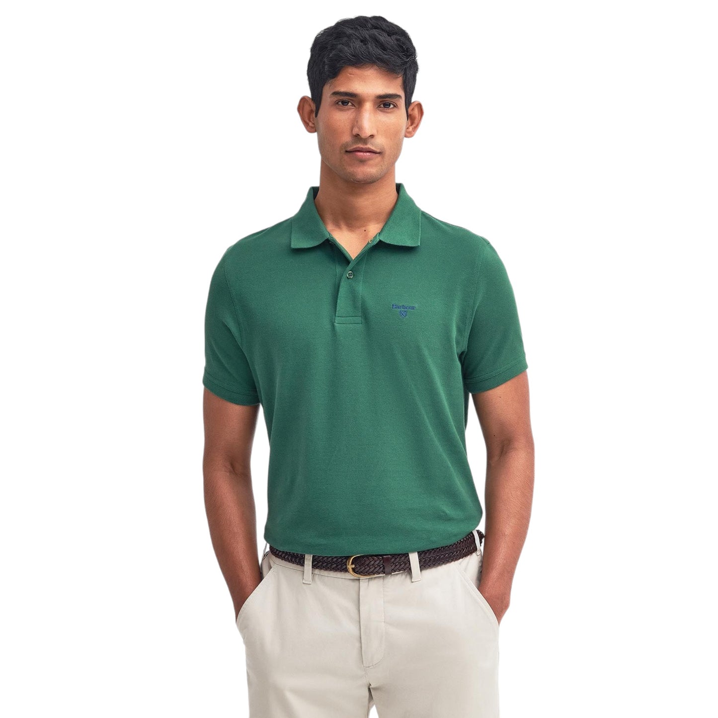 Polo Barbour Lightweight Sports Polo - Racing Green Francis Concept