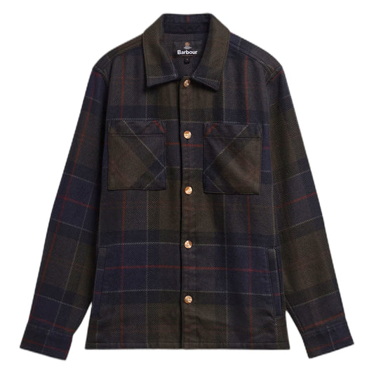 Camicia Barbour Oversized Tartan Overshirt - Shadow Classic Tartan
