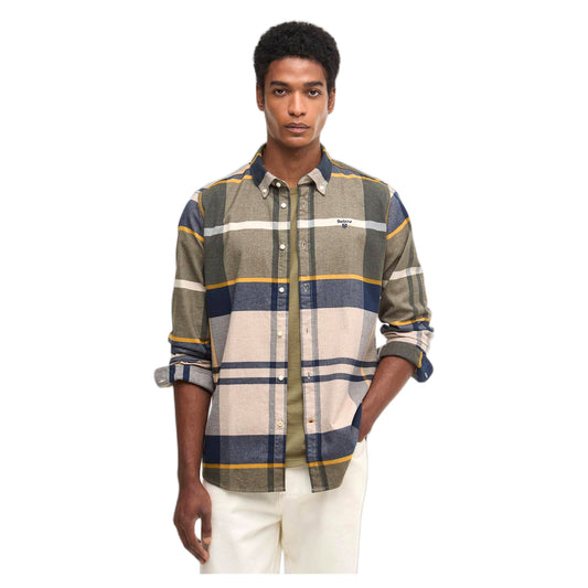 Camicia Barbour Iceloch Tailored Shirt - Forest Mist