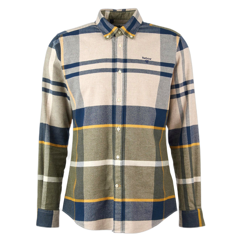 Camicia Barbour Iceloch Tailored Shirt - Forest Mist