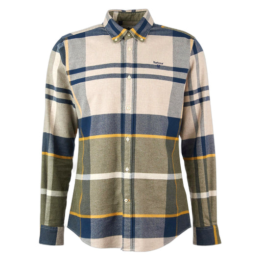 Camicia Barbour Iceloch Tailored Shirt - Forest Mist