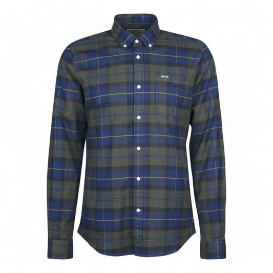 Camicia Barbour Kyeloch Tailored Shirt - Olive Night Francis Concept