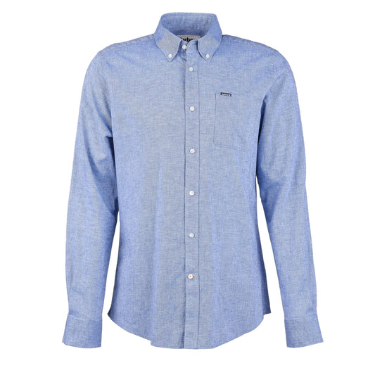 Camicia Barbour Nelson Tailored Shirt - Blue Francis Concept