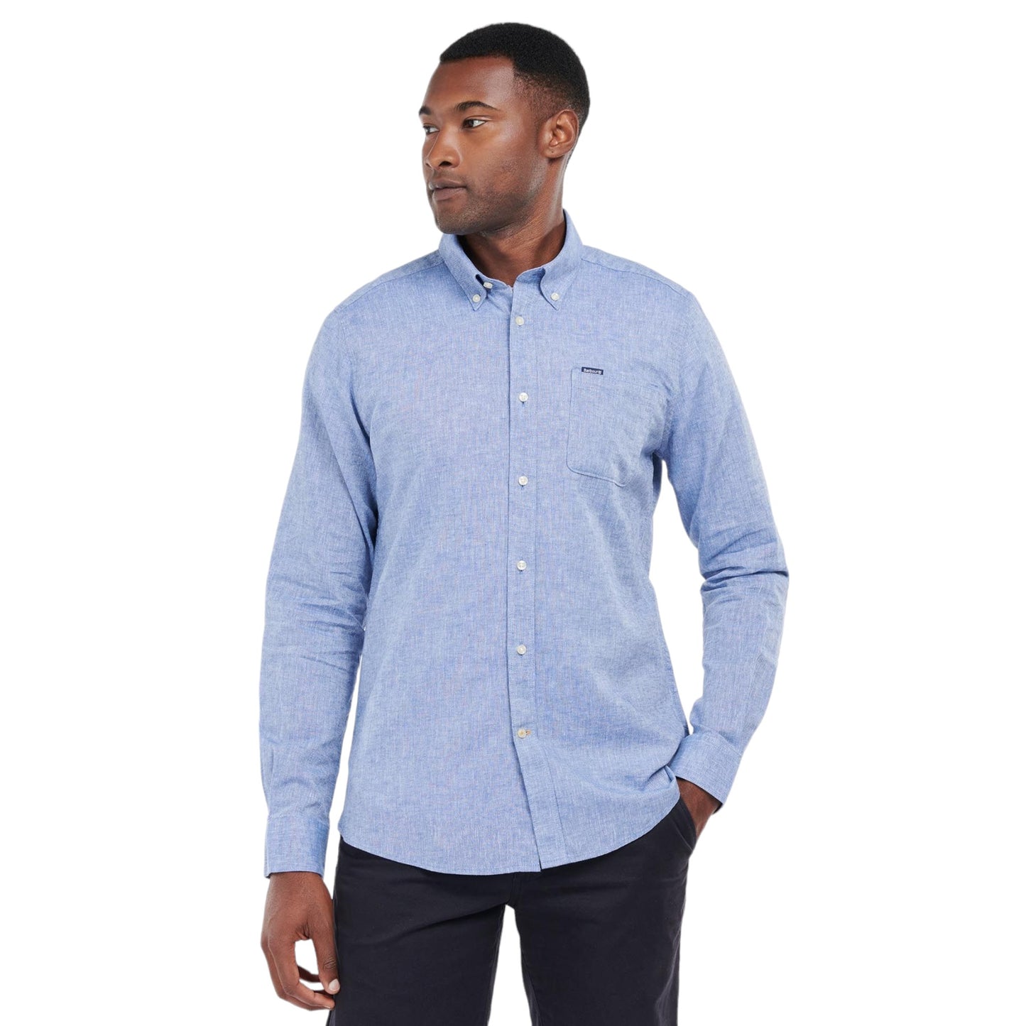 Camicia Barbour Nelson Tailored Shirt - Blue Francis Concept