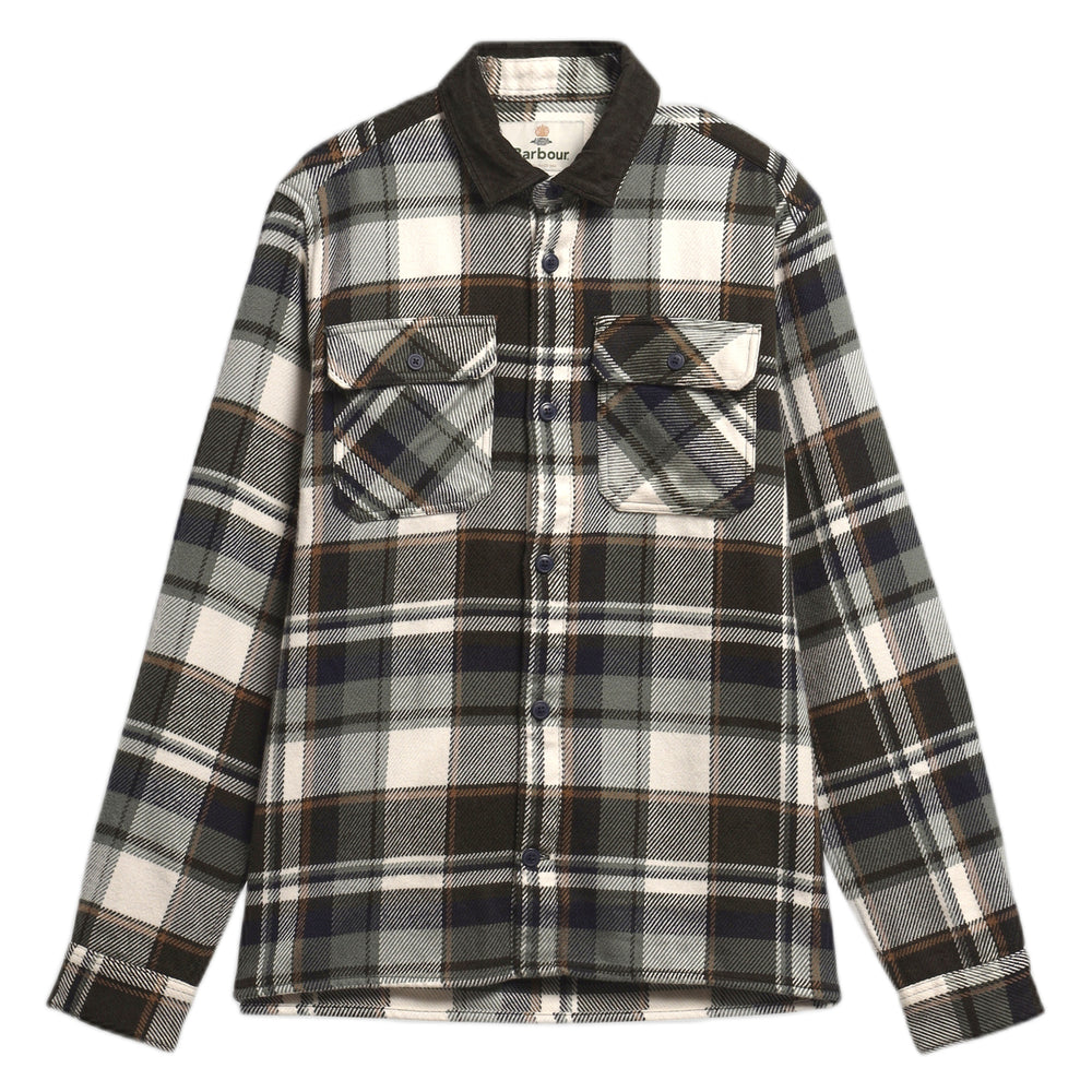 Camicia Grasmoor Relaxed Checked - Mid Olive