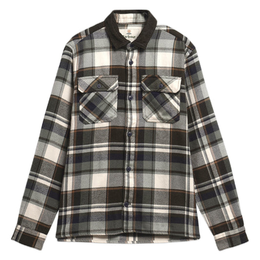 Camicia Grasmoor Relaxed Checked - Mid Olive