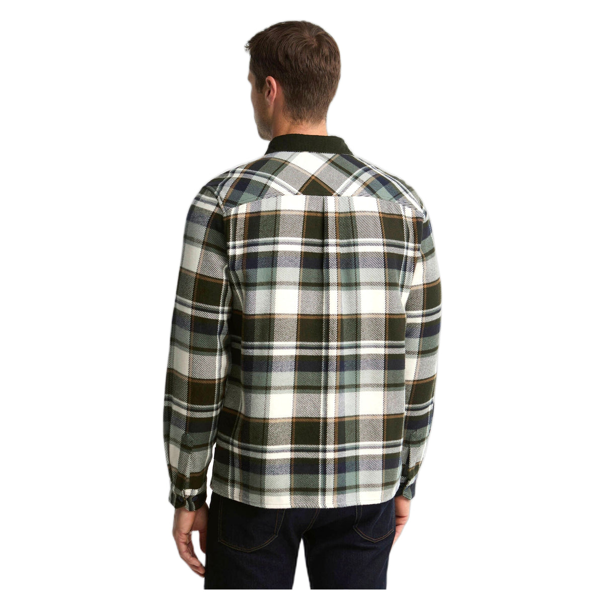 Camicia Grasmoor Relaxed Checked - Mid Olive