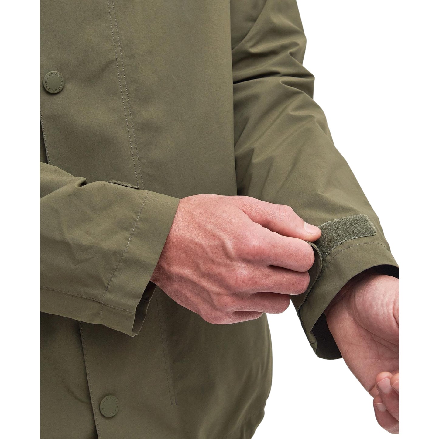 Giacca Barbour Quay Showerproof - Pale Sage Francis Concept