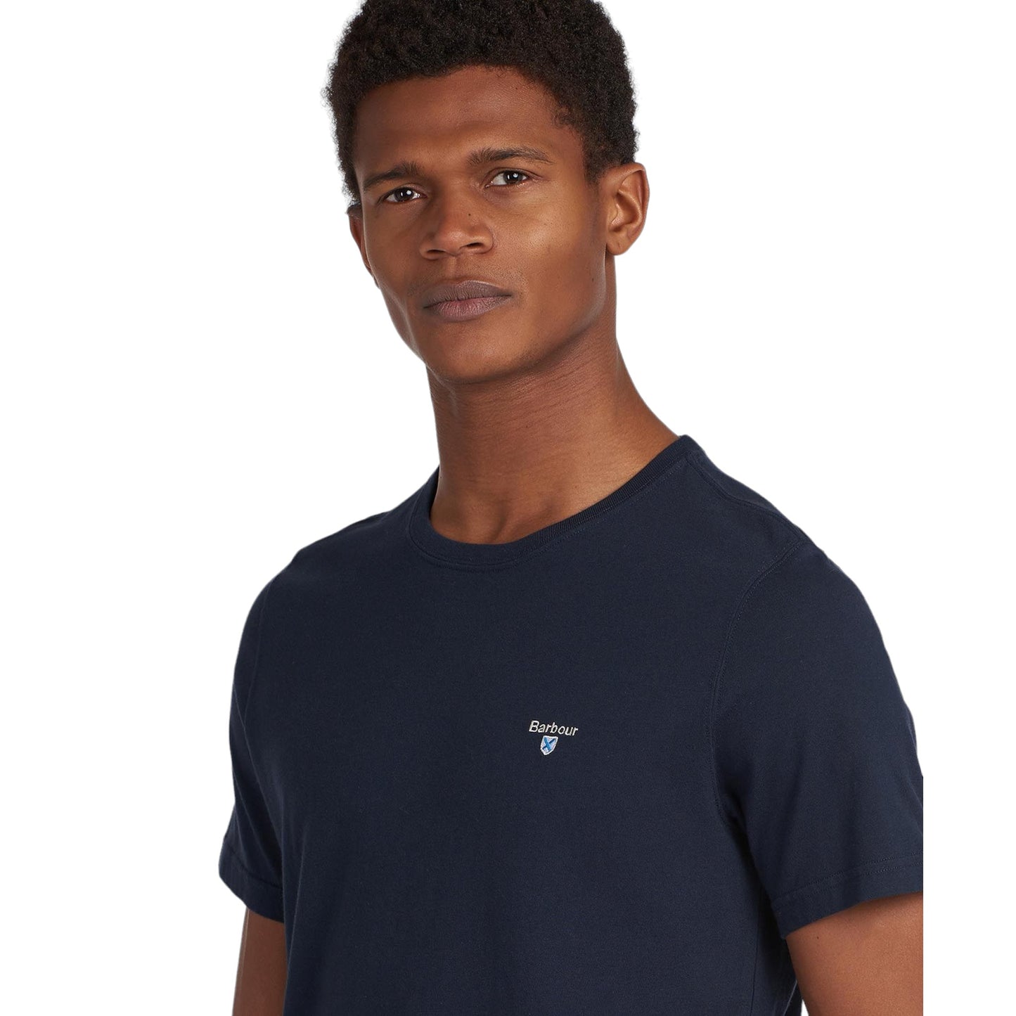 T-Shirt Barbour Tartan Sports Tee - Navy Francis Concept