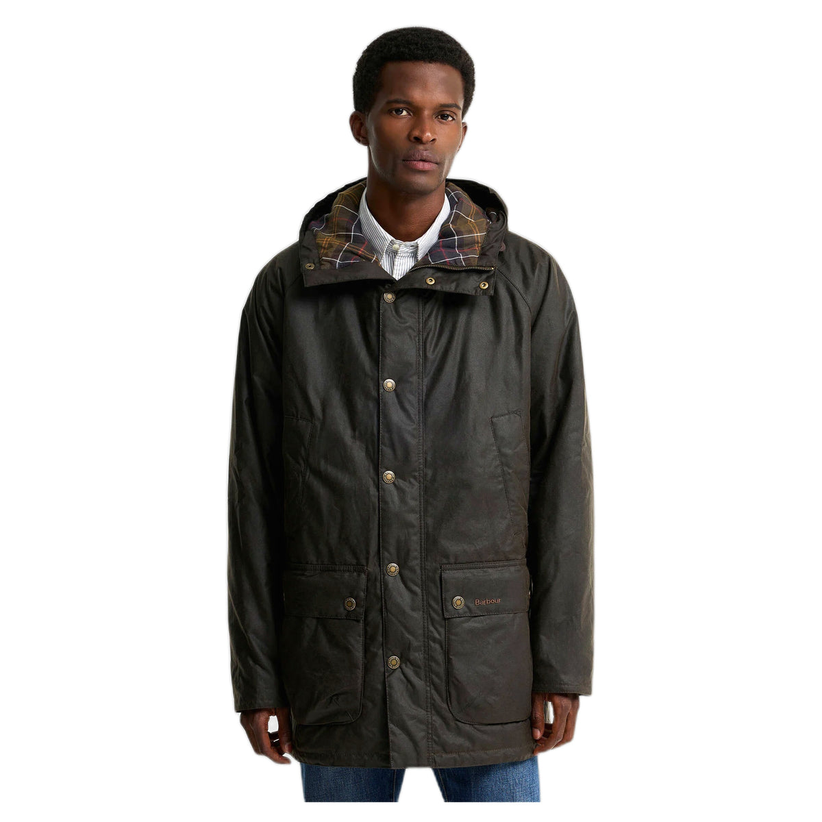 Giacca Barbour Bedale Wax Parka - Olive