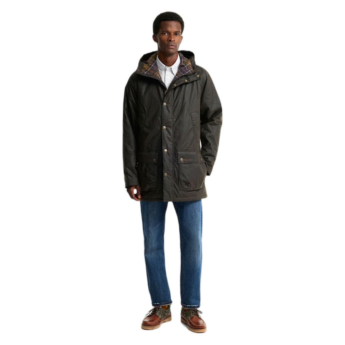 Giacca Barbour Bedale Wax Parka - Olive