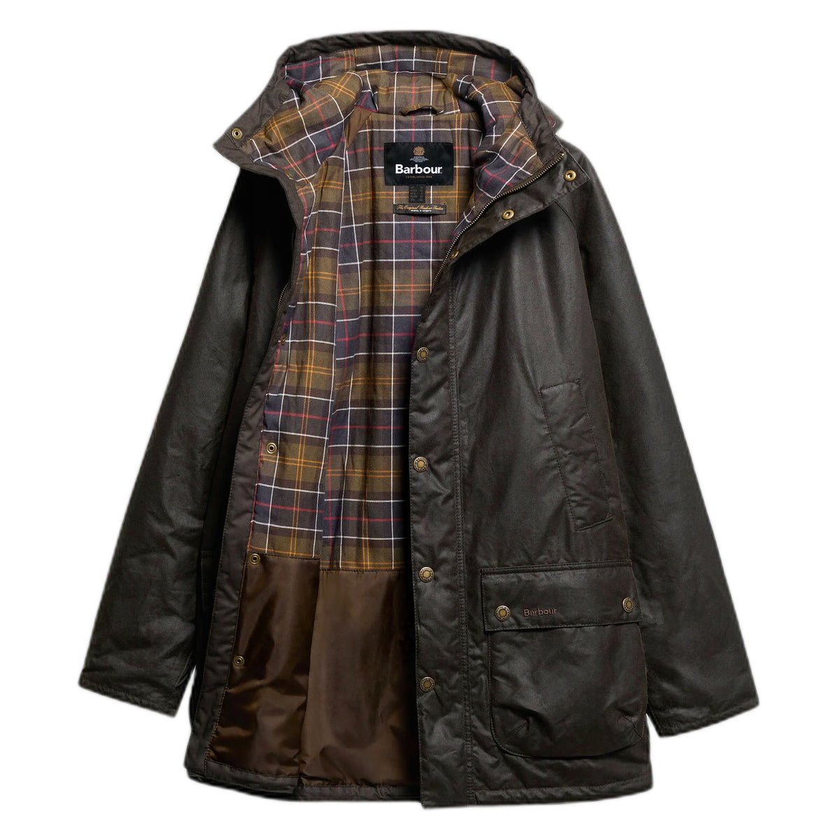Giacca Barbour Bedale Wax Parka - Olive