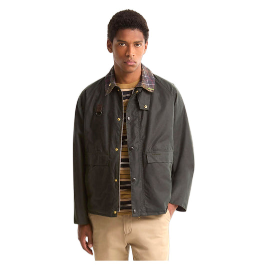 Giacca Barbour Icons Spey Wax Jacket - Sage