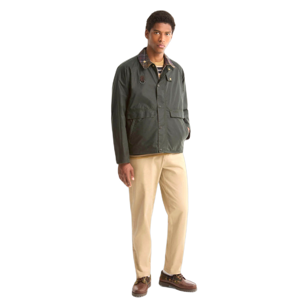 Giacca Barbour Icons Spey Wax Jacket - Sage