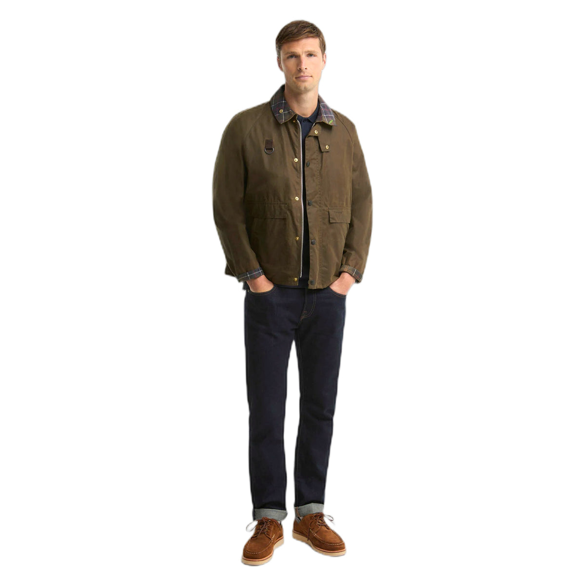 Giacca Barbour Icons Spey Wax Jacket - Beech