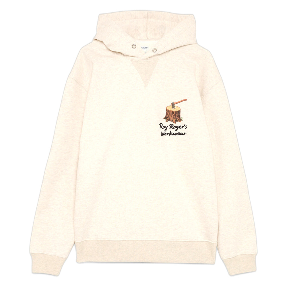 Felpa Roy Roger's Hood Sweater Axe - Washed Butter Mel