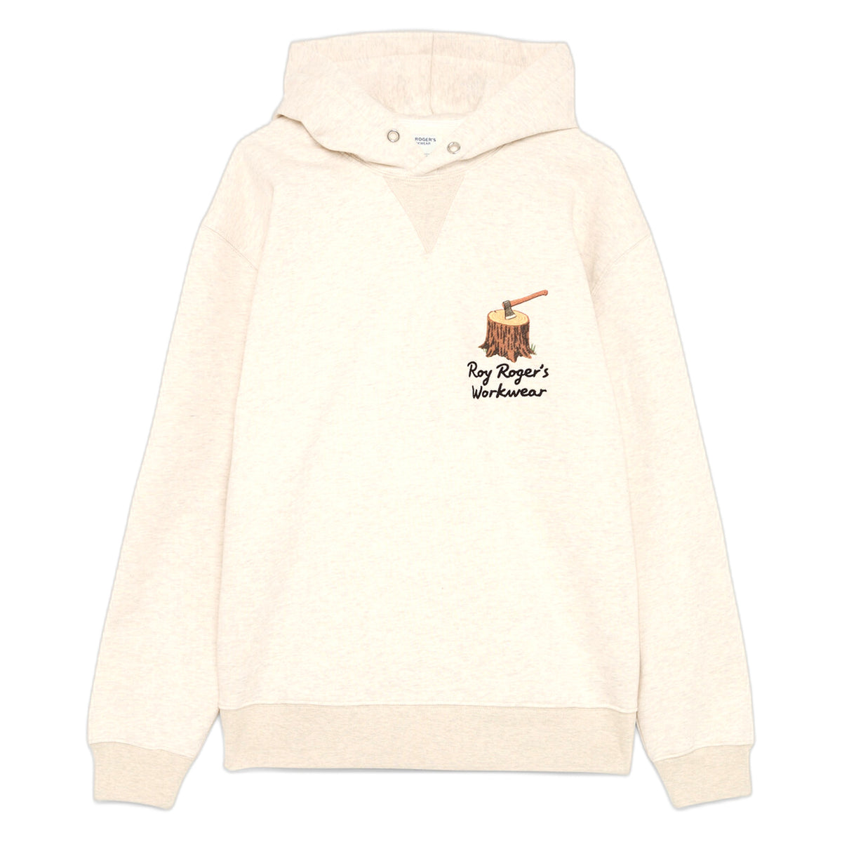 Felpa Roy Roger's Hood Sweater Axe - Washed Butter Mel