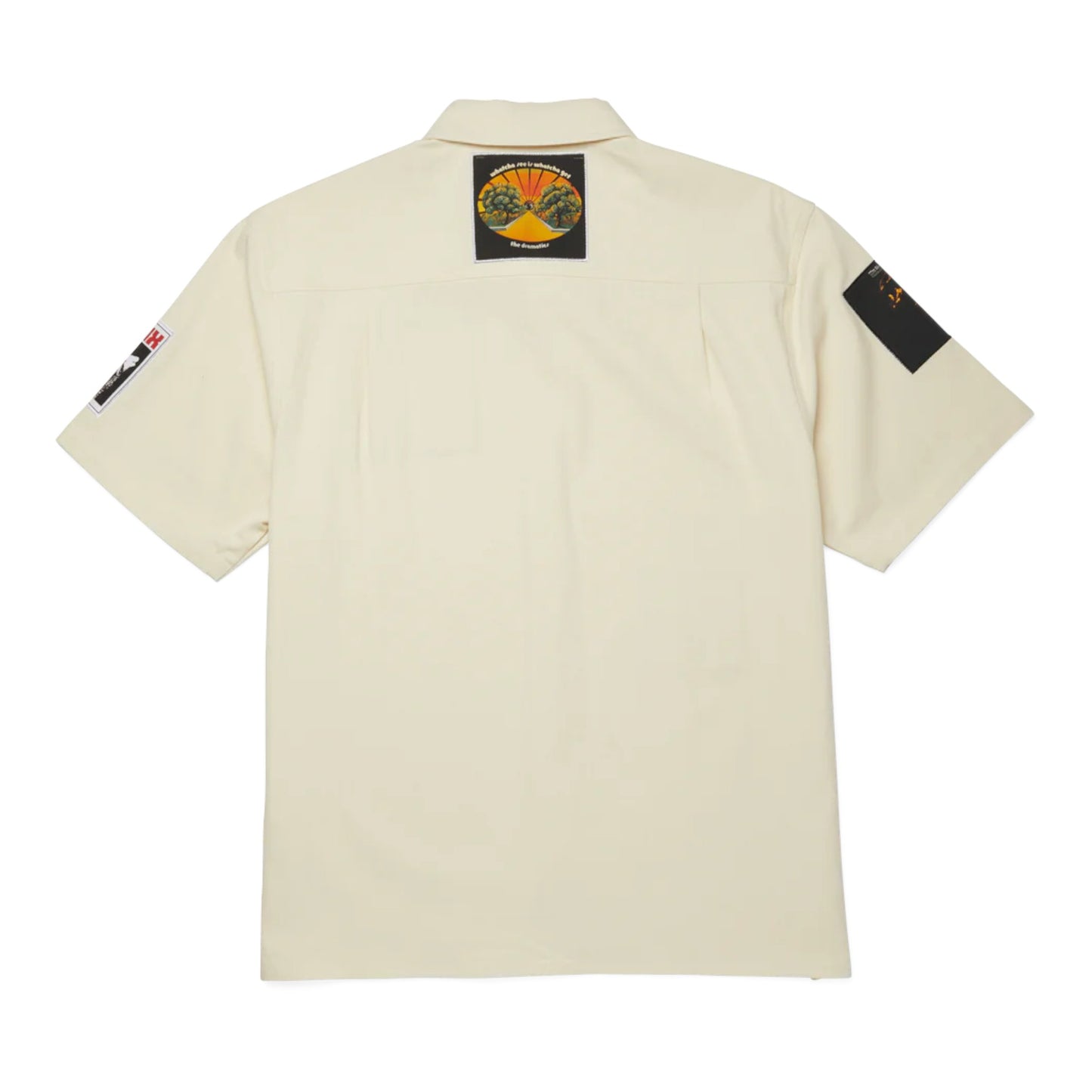 Camicia Huf Stax Patches Button Up - Natural